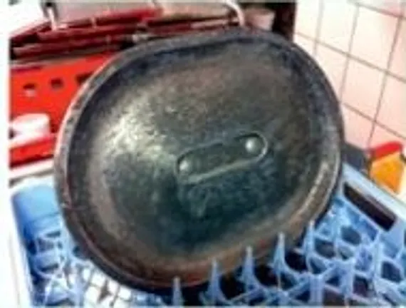 Abdeckung nach der Reinigung